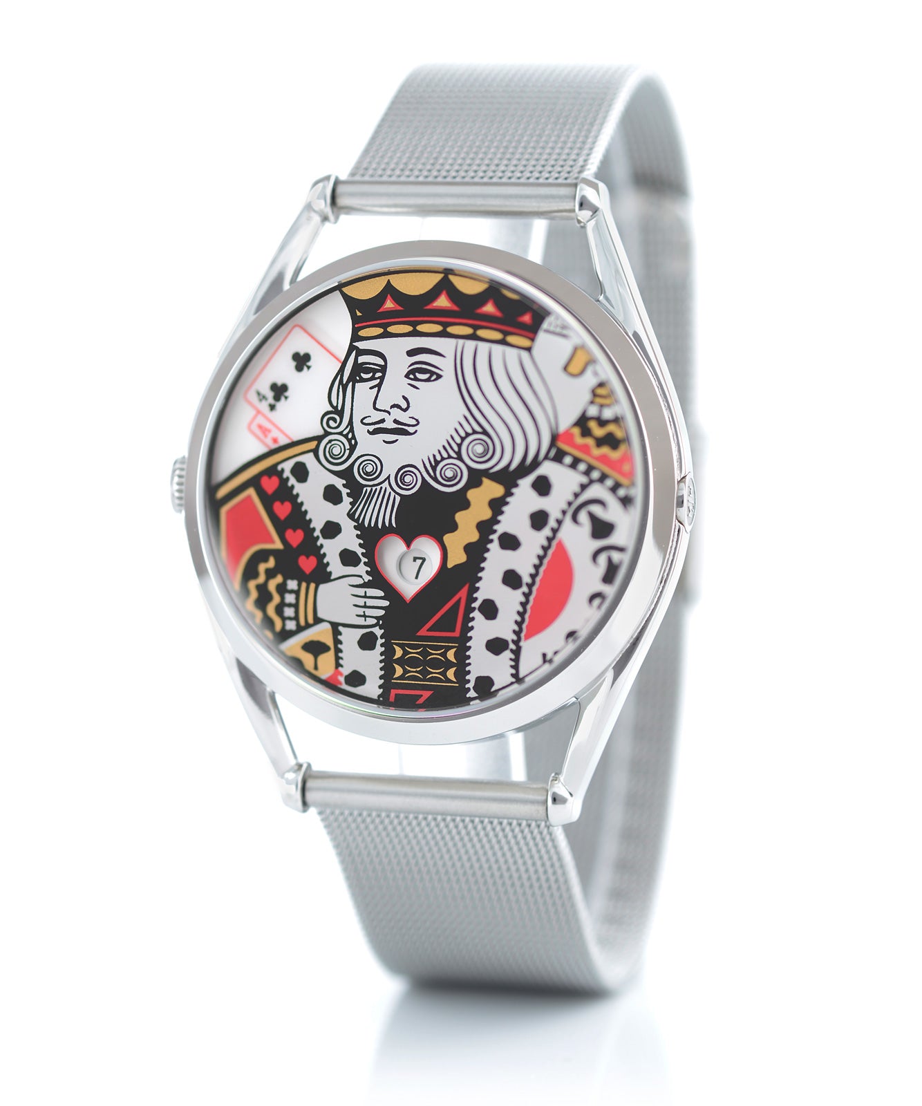 Mr Jones King orologio carte da gioco Re di Cuori