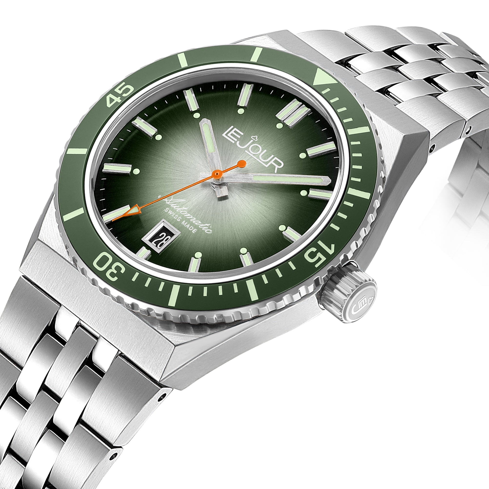 LeJour Delmare LJ-DM-002 orologio verde automatico