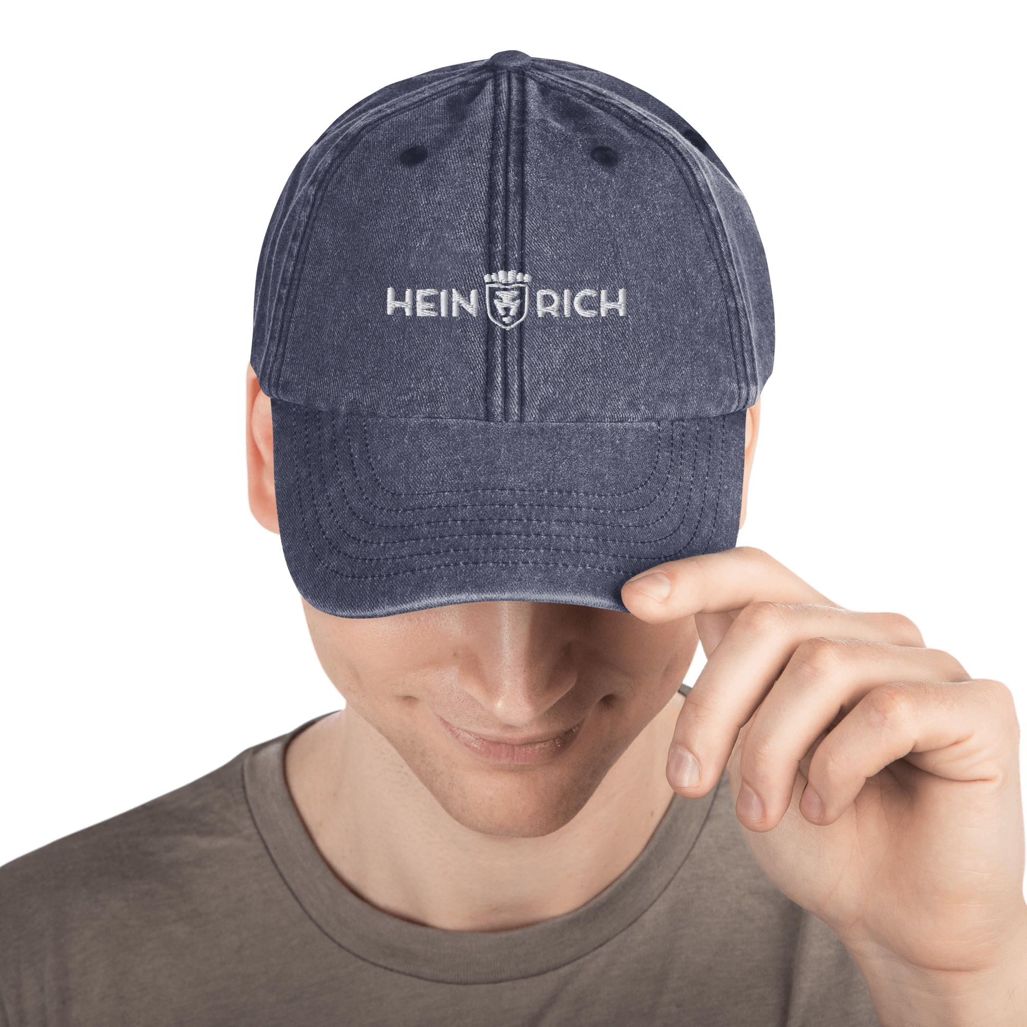Heinrich Clothing cappellino vintage cotone nero