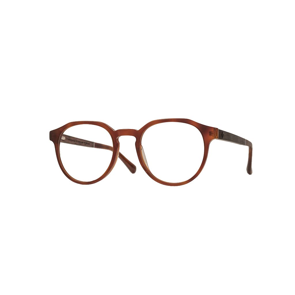 Woodwatch Reveler Classic Havanas occhiali luce blu havana