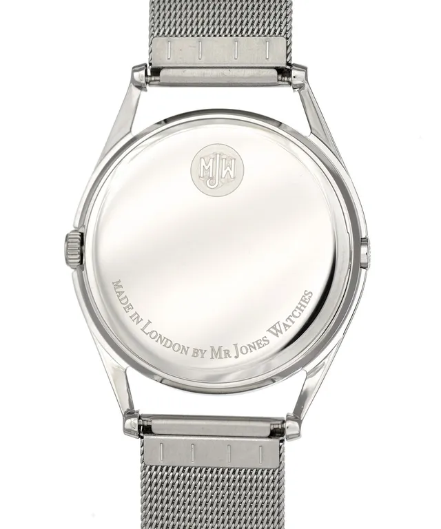 Mr Jones Engraving incisione fondello cassa argento