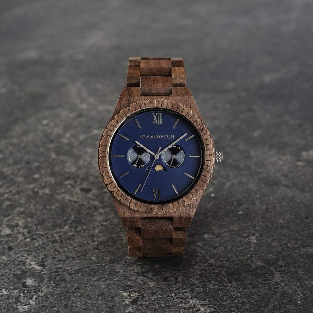 WoodWatch Classic Neptune orologio legno 47 mm uomo