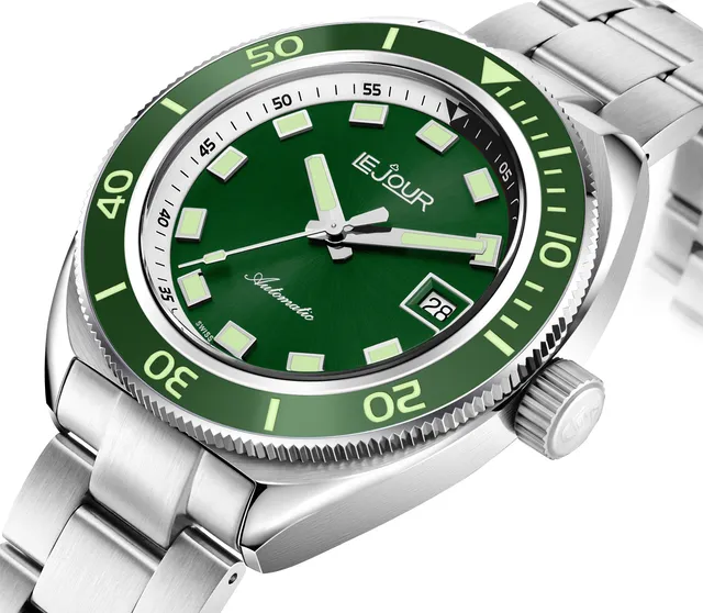 LeJour Hammerhead LJ-HH-006 orologio diver verde automatico