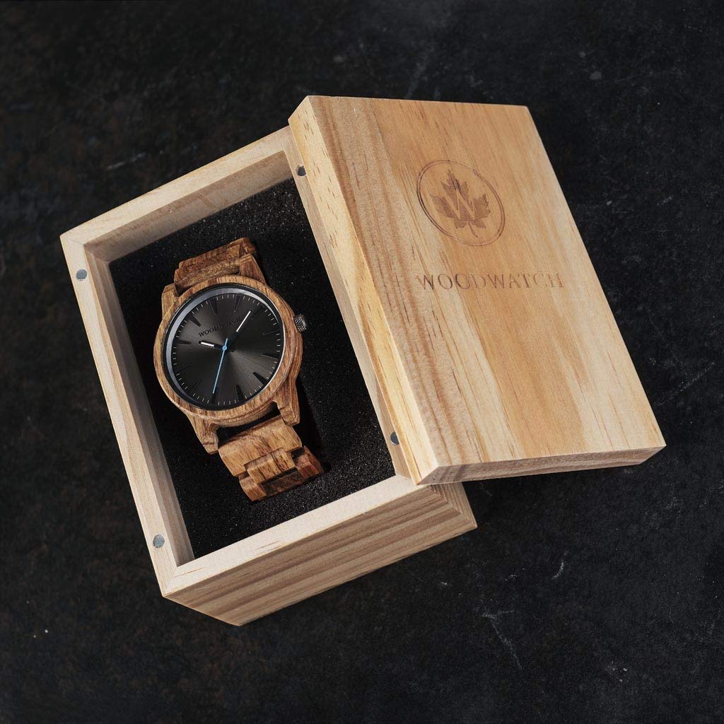 WoodWatch Classic Reveler Kosso orologio uomo legno 45mm