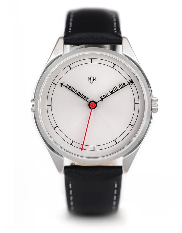 Mr Jones The Accurate orologio quarzo 37mm argento memento mori