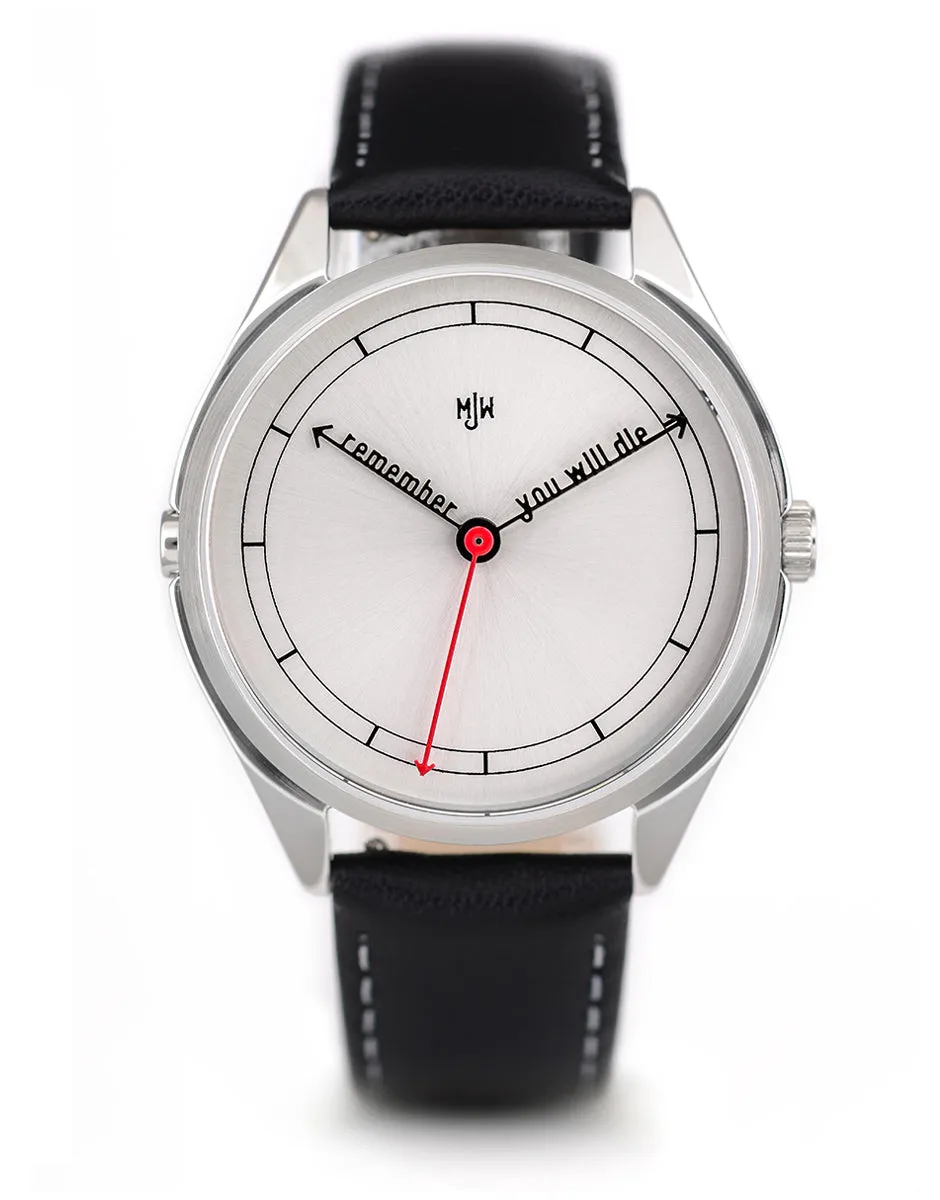 Mr Jones The Accurate orologio quarzo 37mm argento memento mori