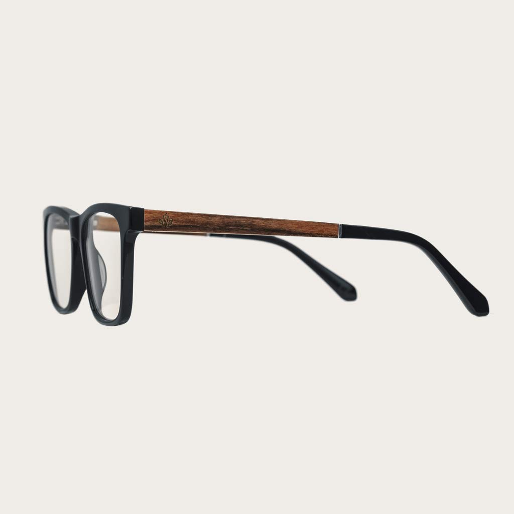 Woodwatch Broklyn Black occhiali luce blu unisex neri