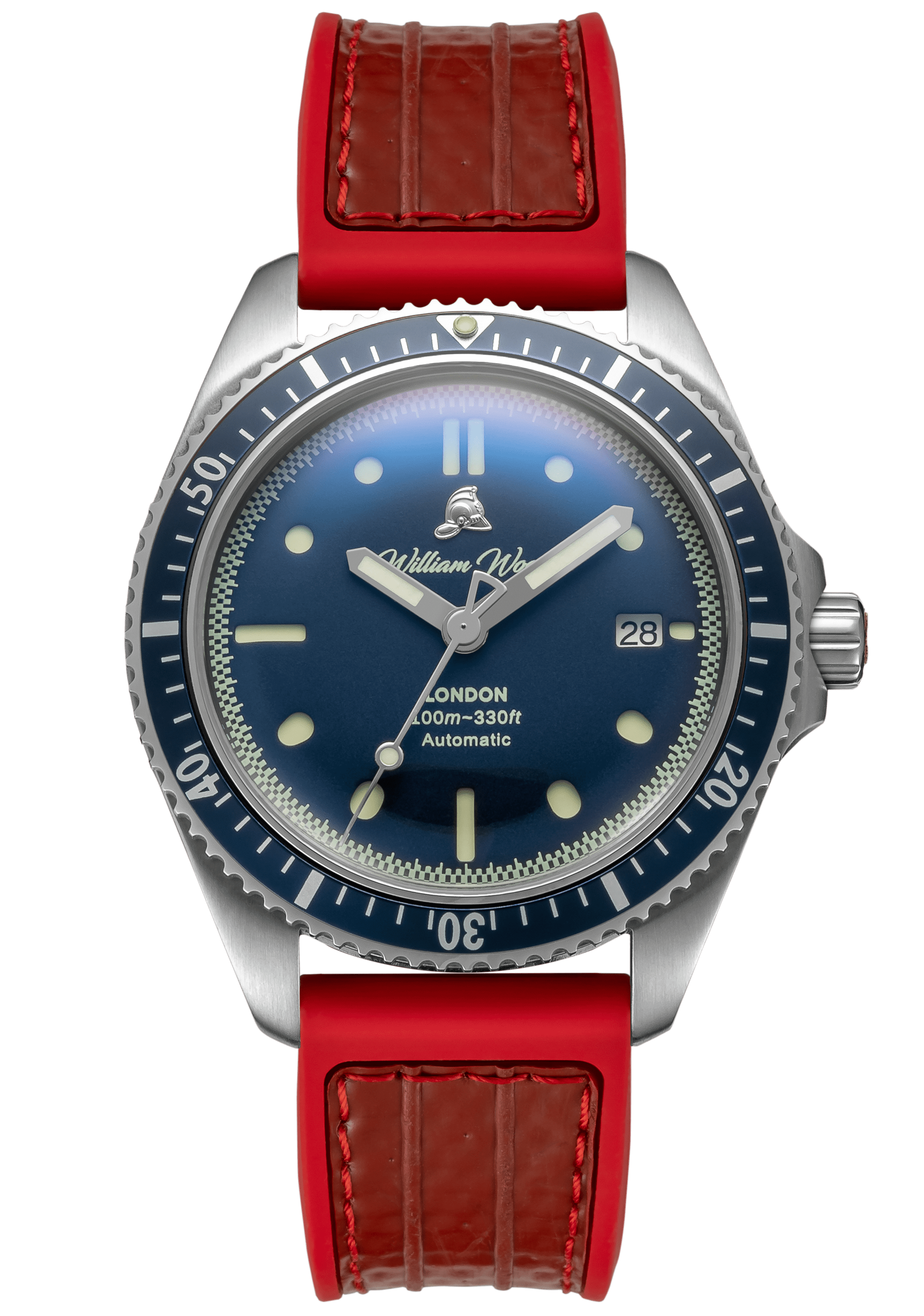 William Wood Valiant The Blue Watch orologio blu automatico 41mm