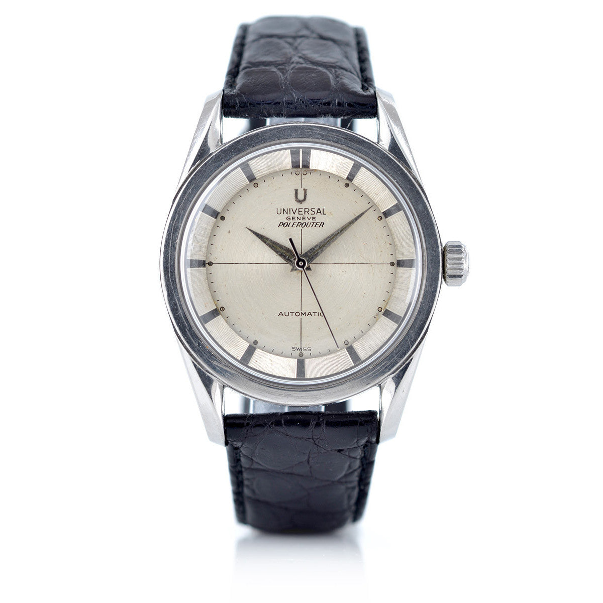Universal Geneve Polerouter 1964 orologio automatico acciaio