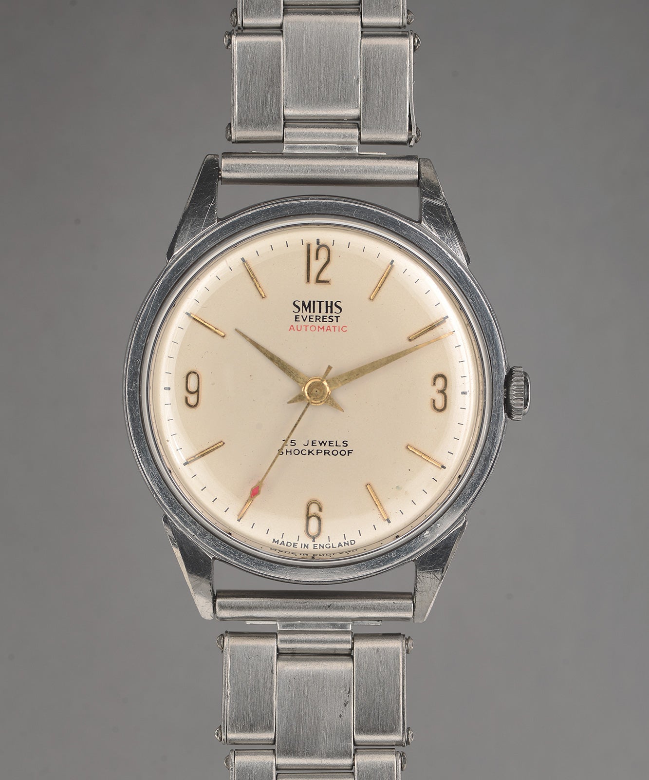 Smiths Everest automatico orologio acciaio bracciale