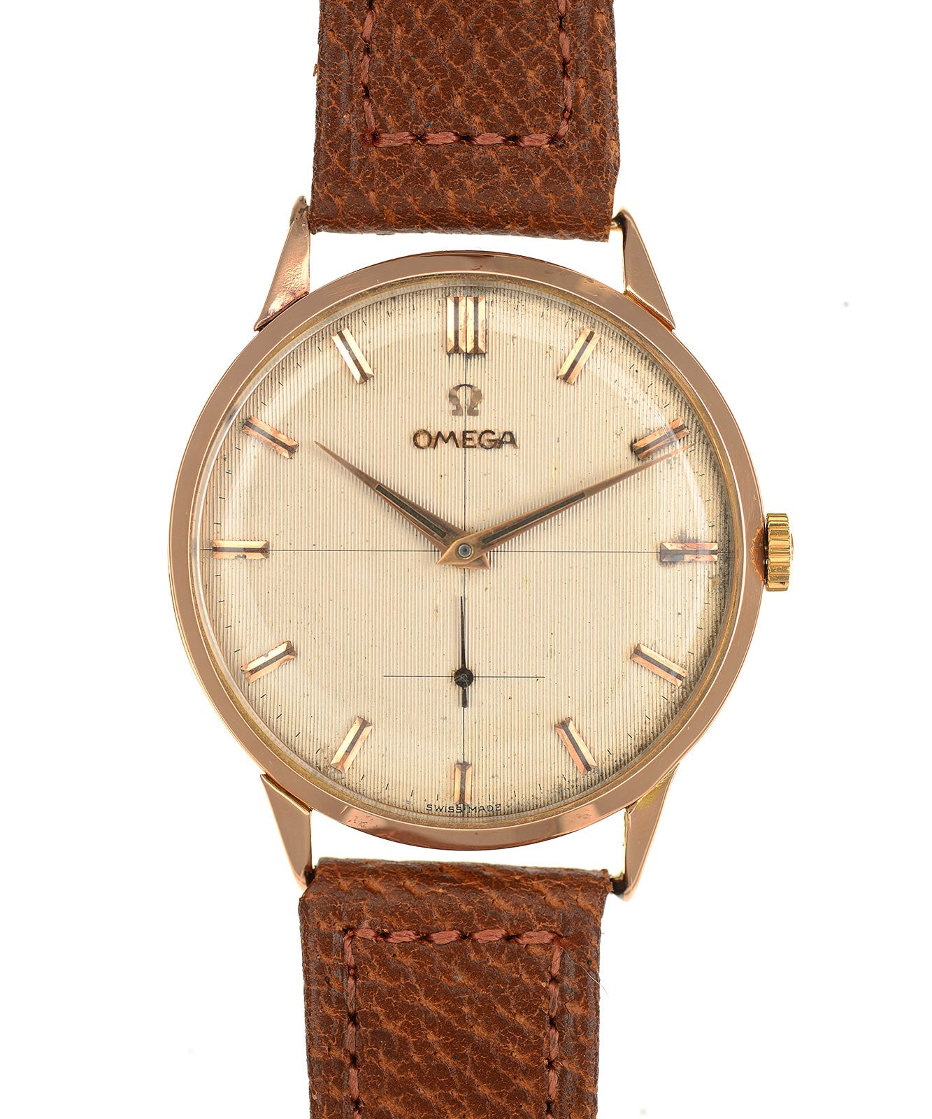 Omega Oversize orologio oro rosa 1960 37mm