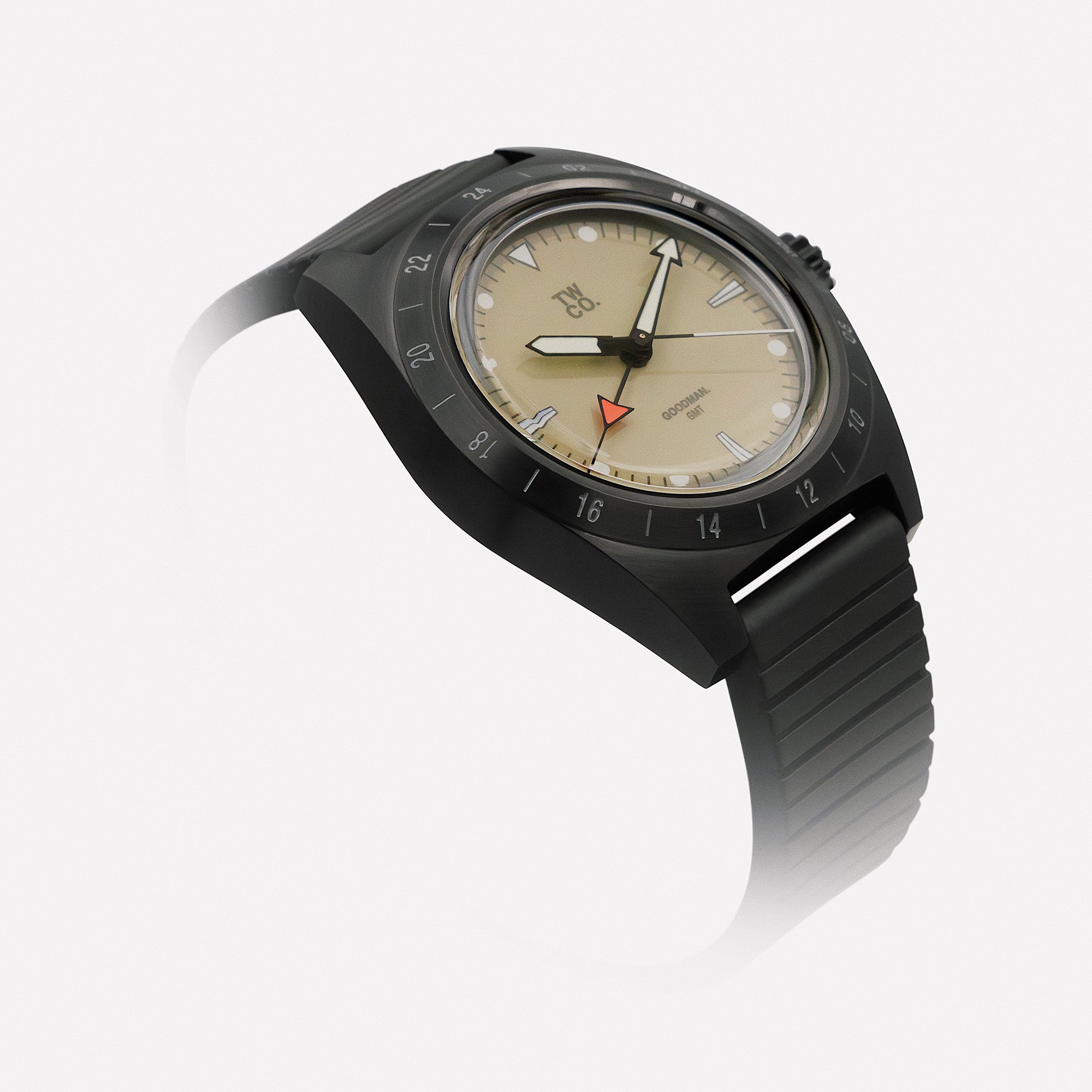 Tool Watch Co. TWCO. Goodman GMT orologio GMT Tactical PVD