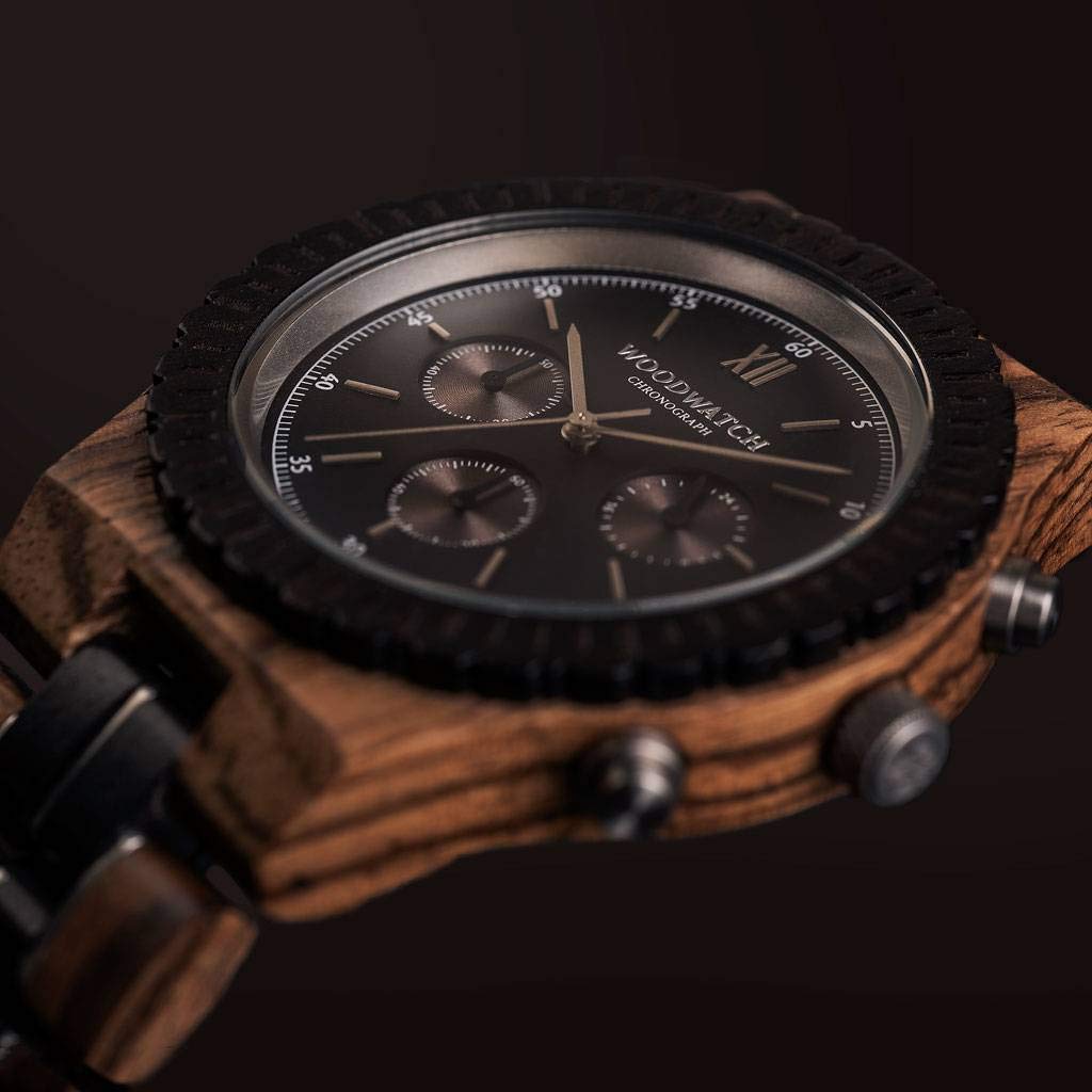 WoodWatch Classic Mojave orologio legno uomo 40mm antispruzzo