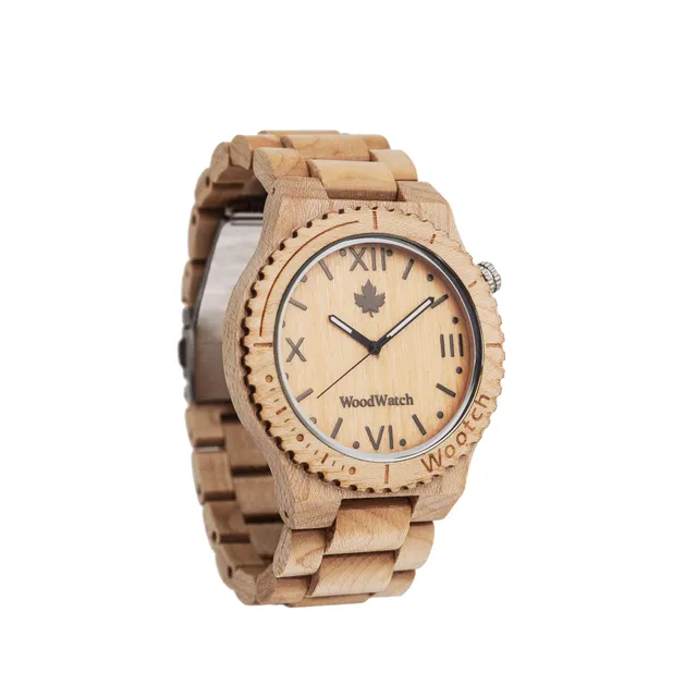Woodwatch Classic Wootch Maple orologio in legno acero quarzo