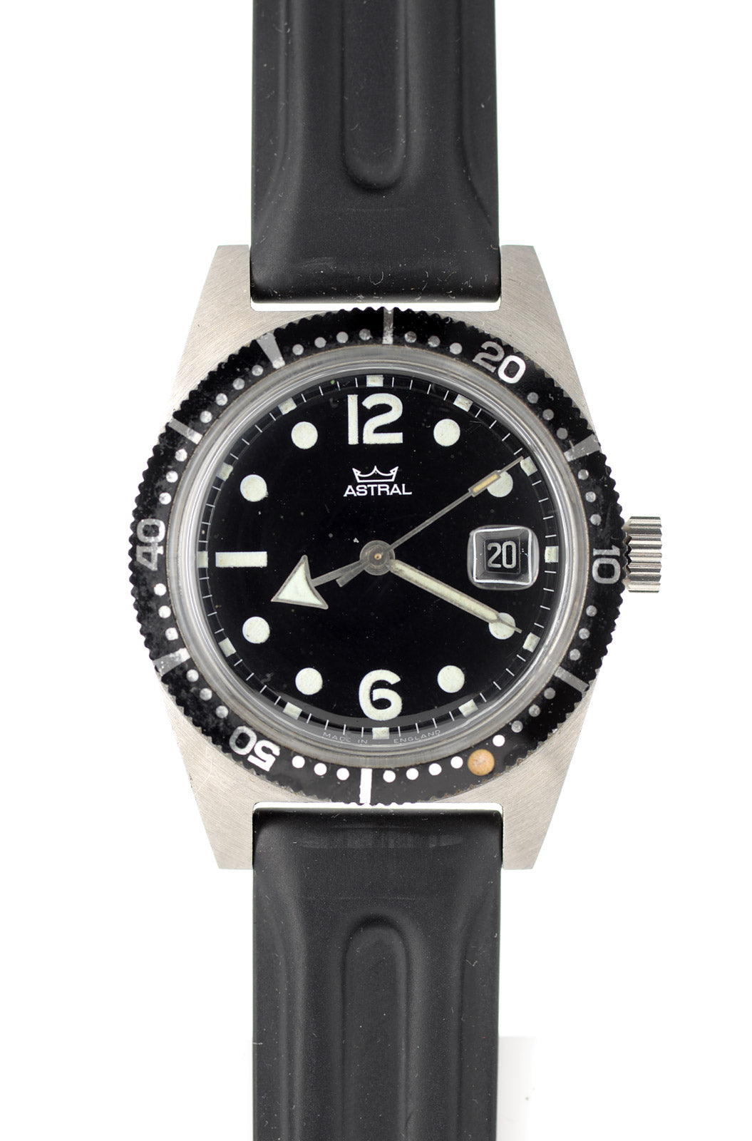 Smiths Diver 1969 orologio subacqueo acciaio 38mm gomma