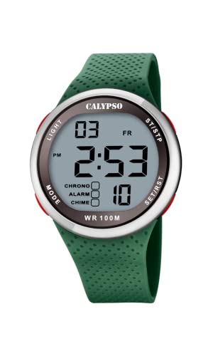 Calypso Urban Digital Orologio Digitale Verde Doppio Orario