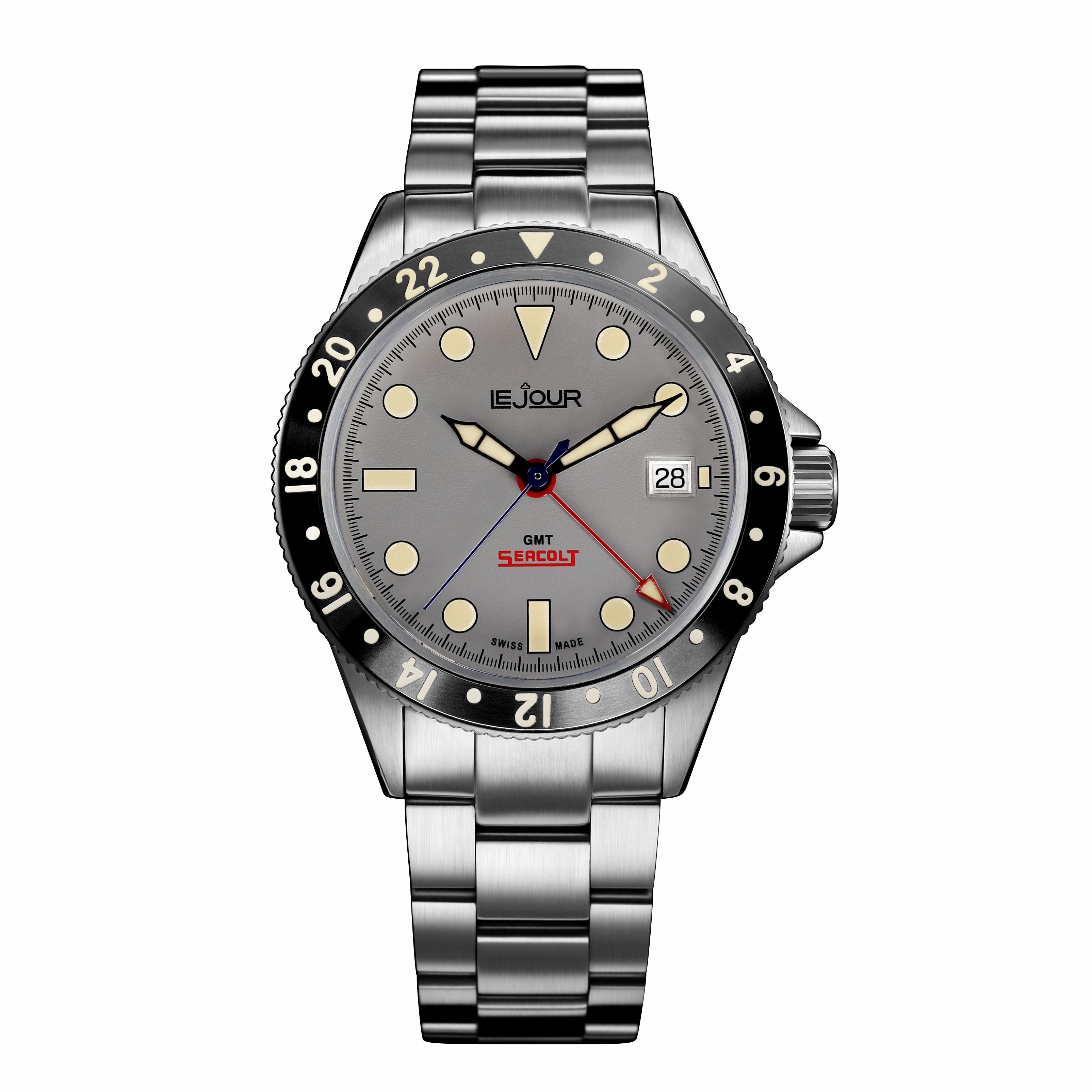 LeJour Seacolt GMT LJ-SC-003 orologio grigio 40mm