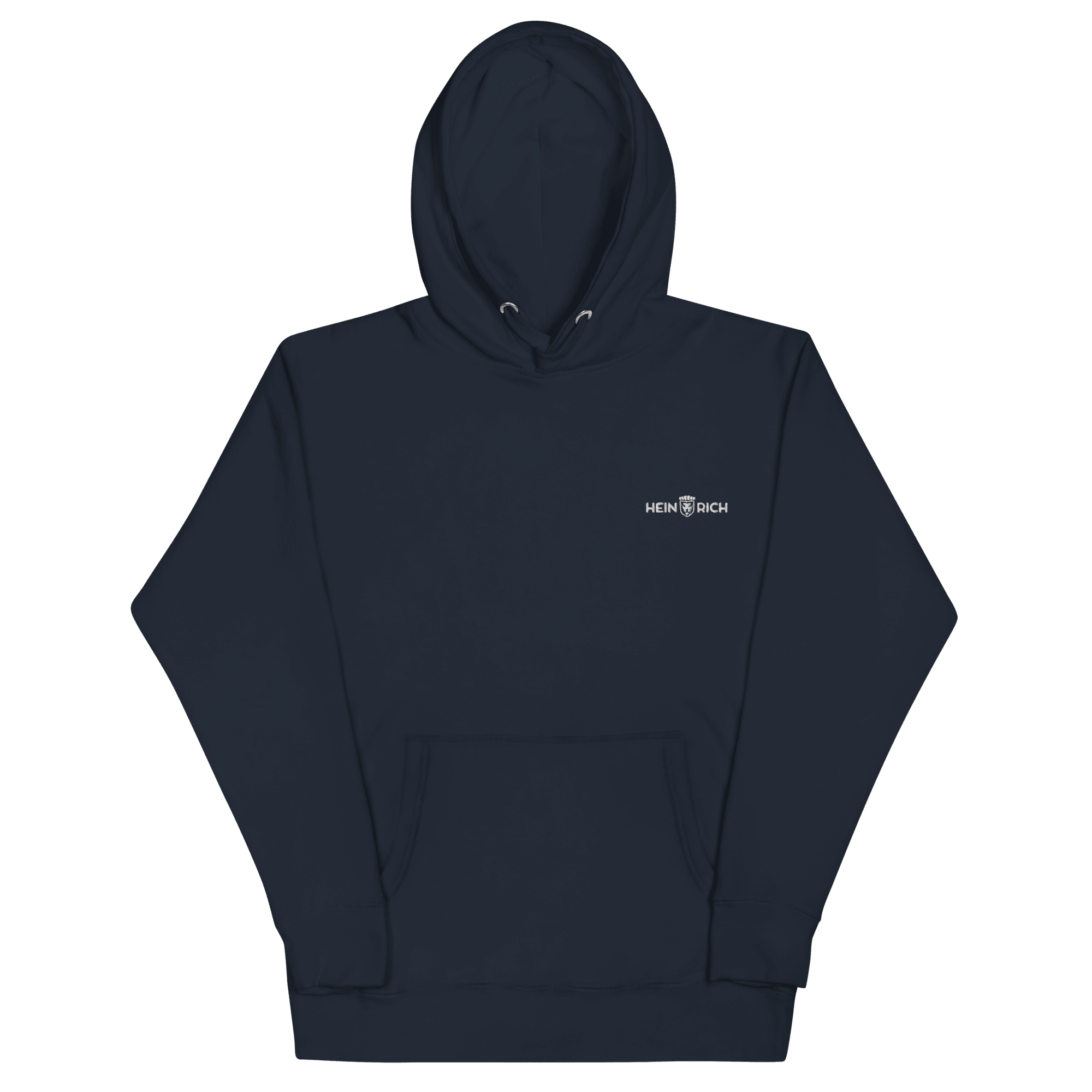 Heinrich Hoodie felpa con cappuccio nera cotone