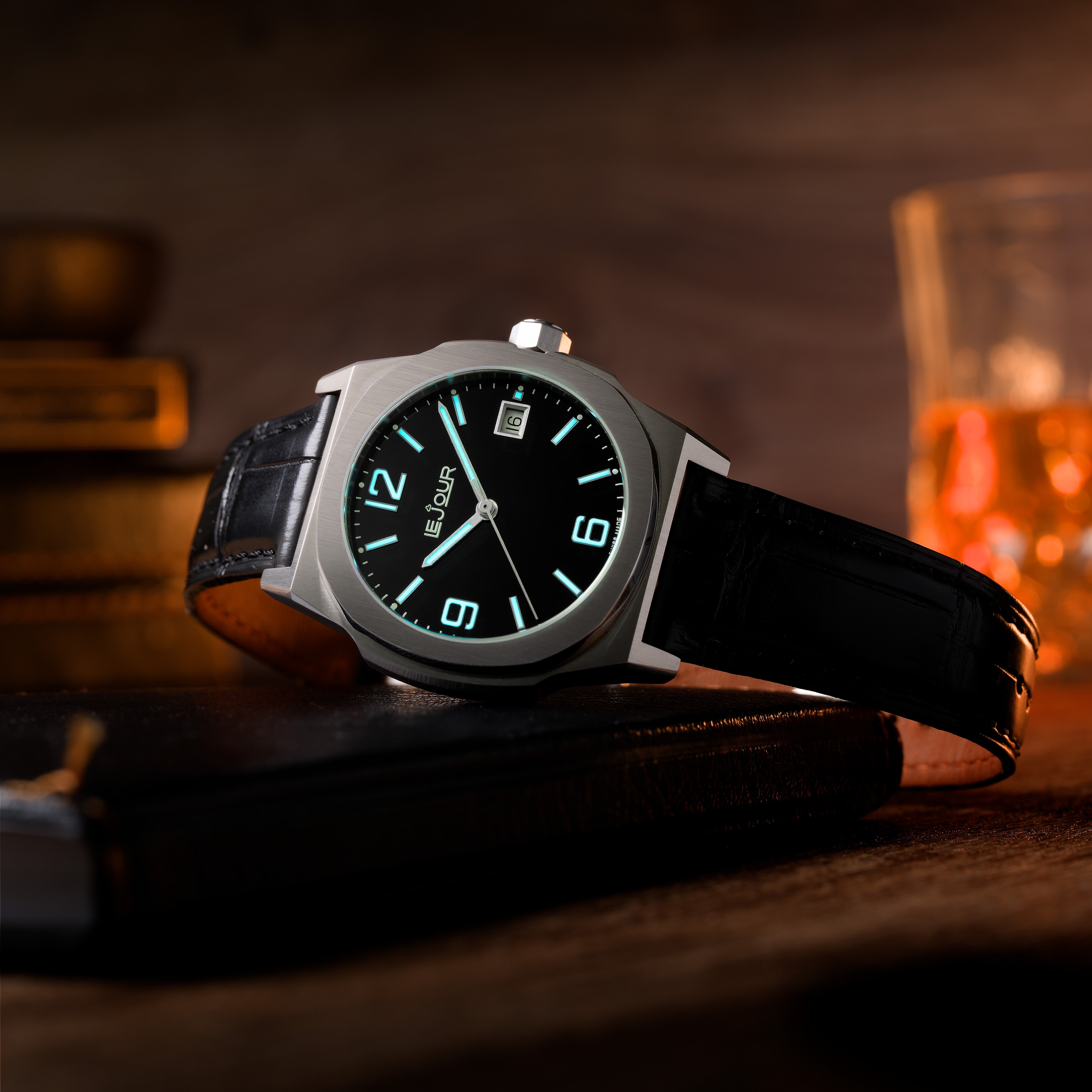 LeJour Fardón LJ-FD-001 orologio automatico 38mm nero