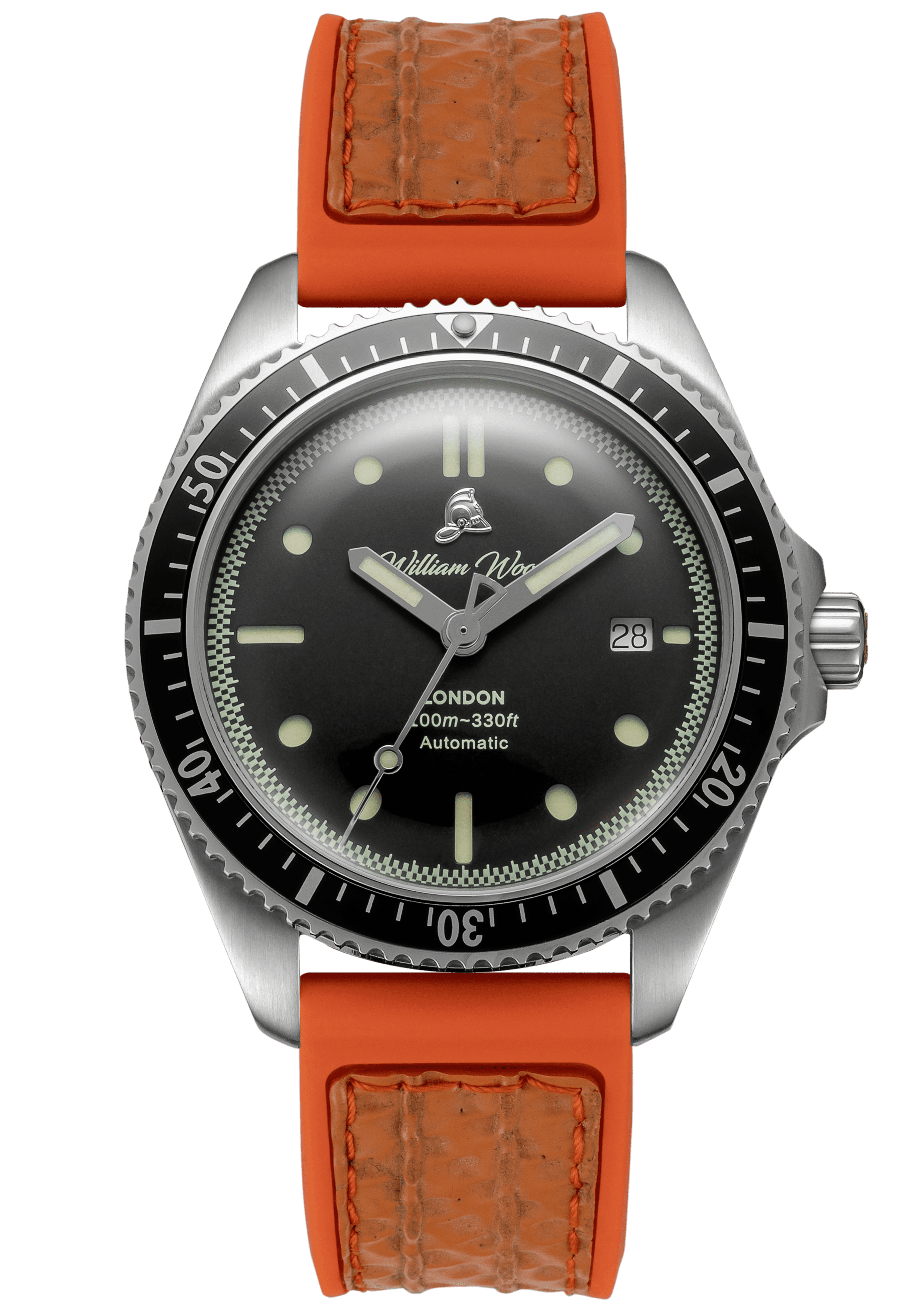 William Wood Fire Department IAFF Orologio Sub 41mm Rosso