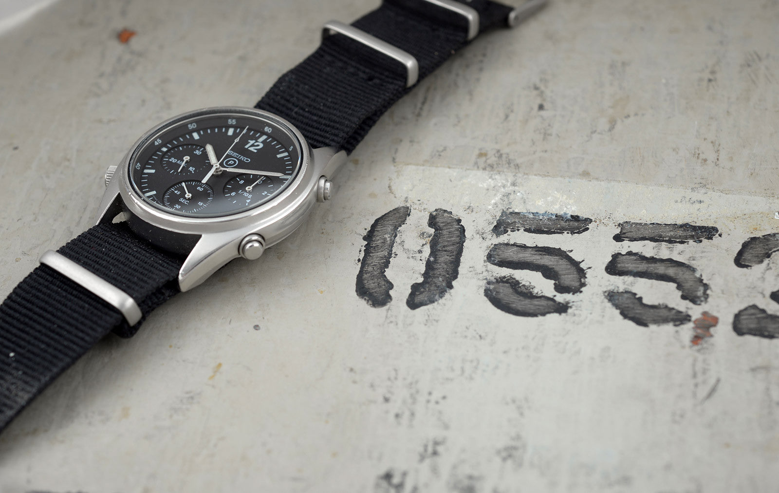 Mr Jones Vintage Seiko RAF orologio cronografo 38mm militare