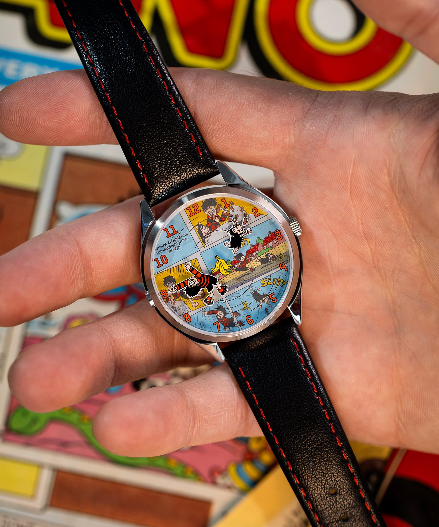 Mr Jones Beano x MJW orologio quarzo 37mm argento
