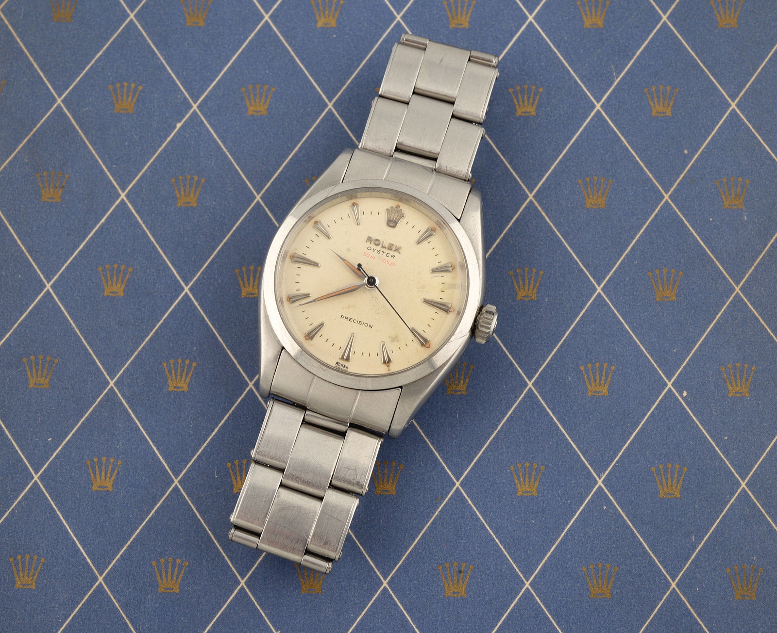 Rolex Oyster 1956 orologio acciaio 34mm bracciale