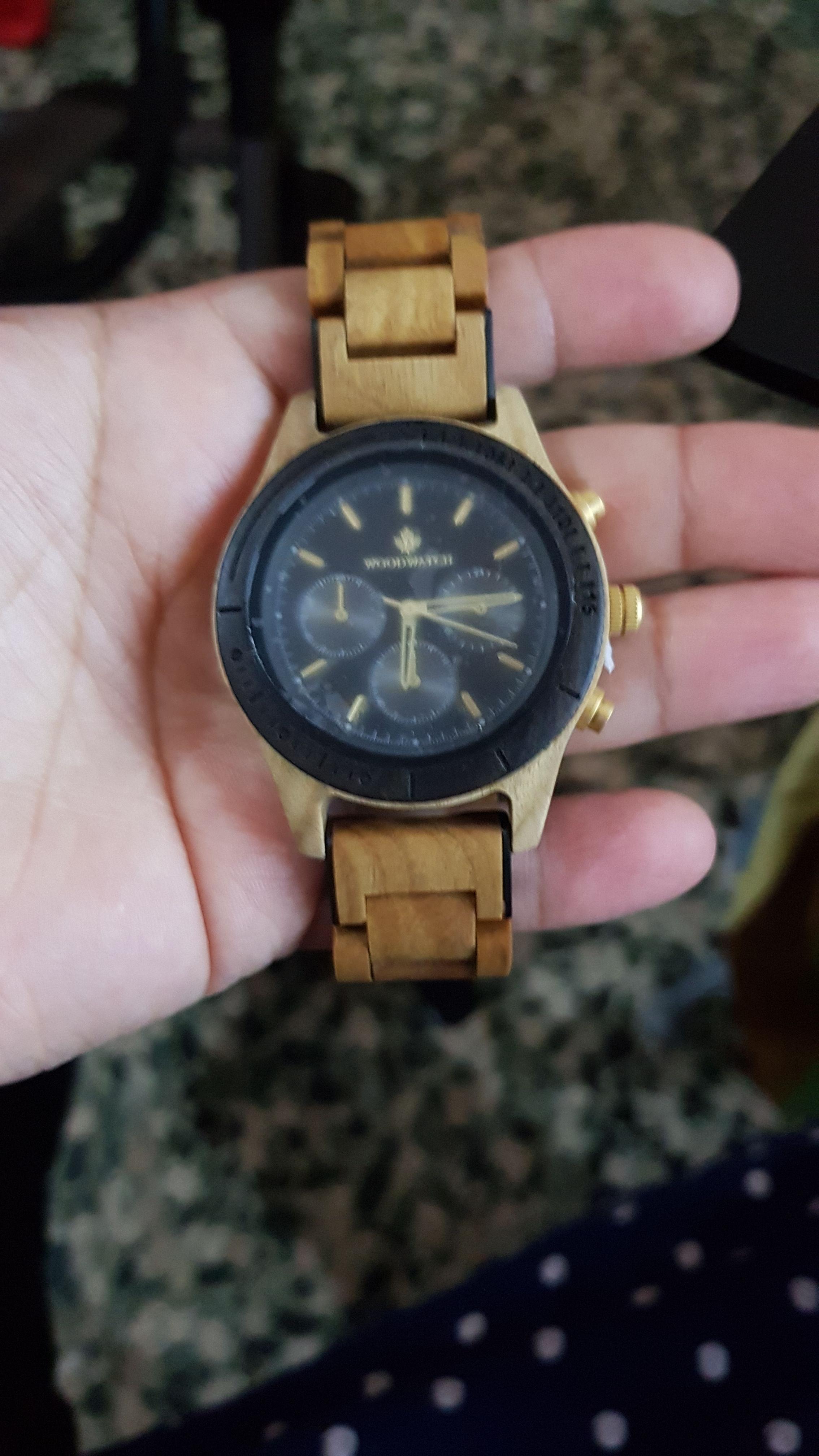 WoodWatch Classic Cosmic Night orologio legno uomo 42 mm