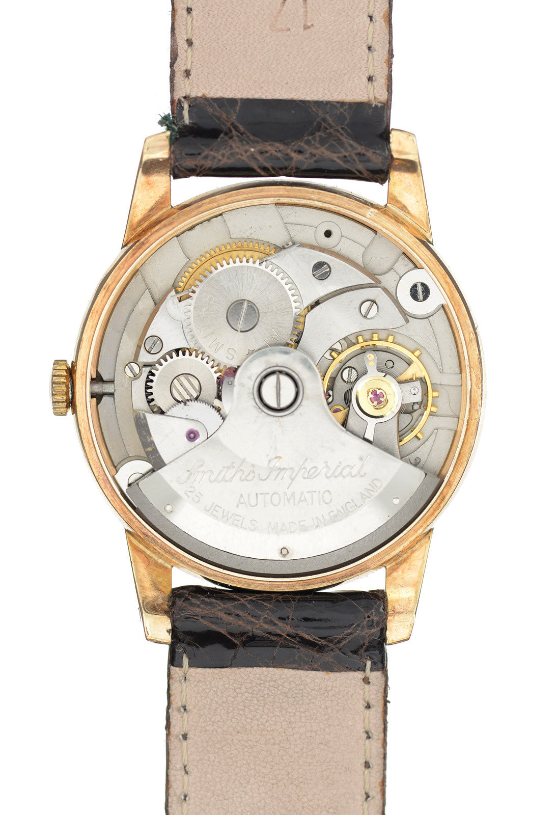 Smiths Imperial Automatic orologio vintage oro 9 carati 1961