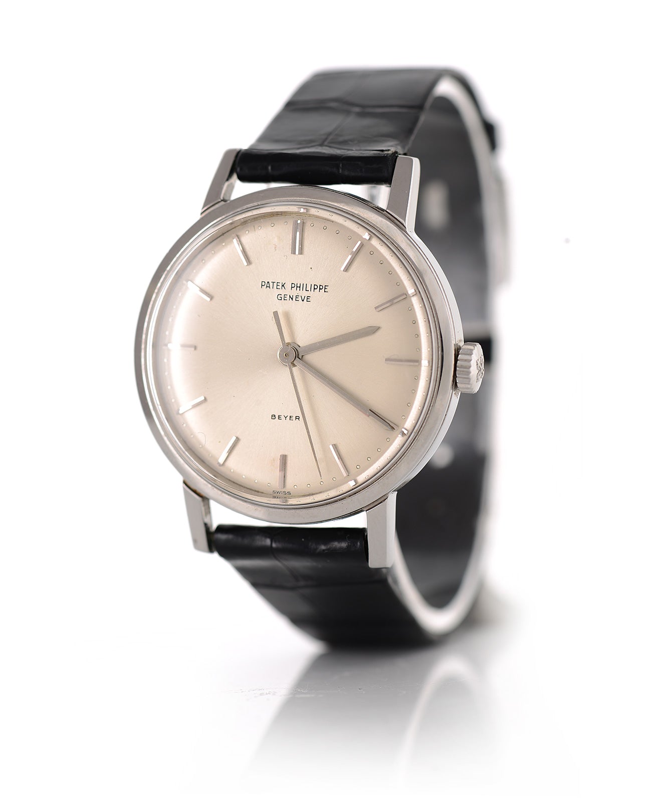 Patek Philippe 3483 orologio acciaio 35mm 1963