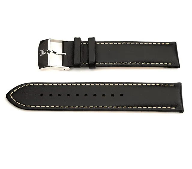 Mr Jones Straps XL cinturino orologio 22mm pelle nero