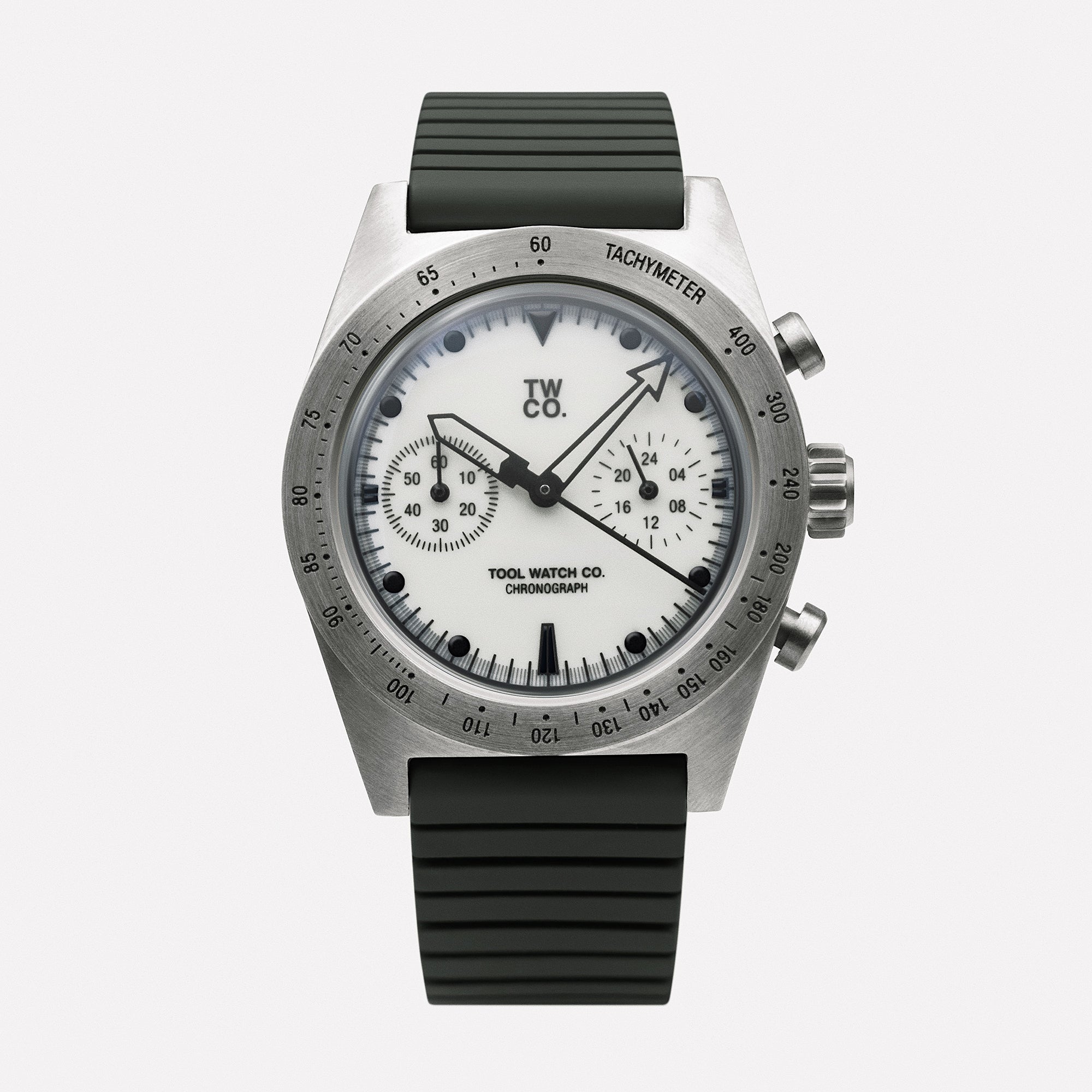 Tool Watch Co. Lumecore Chronograph orologio Flint White