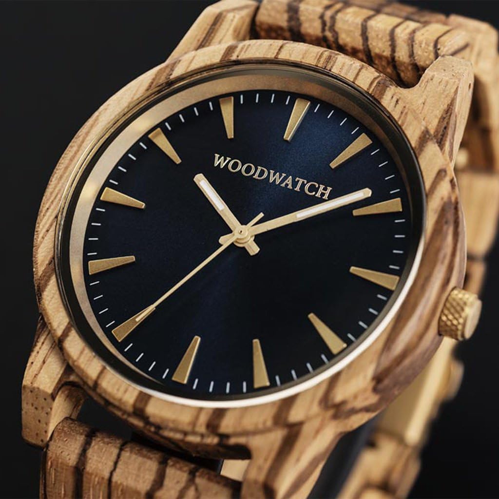 WoodWatch Classic Hyde Zebra orologio legno quarzo uomo