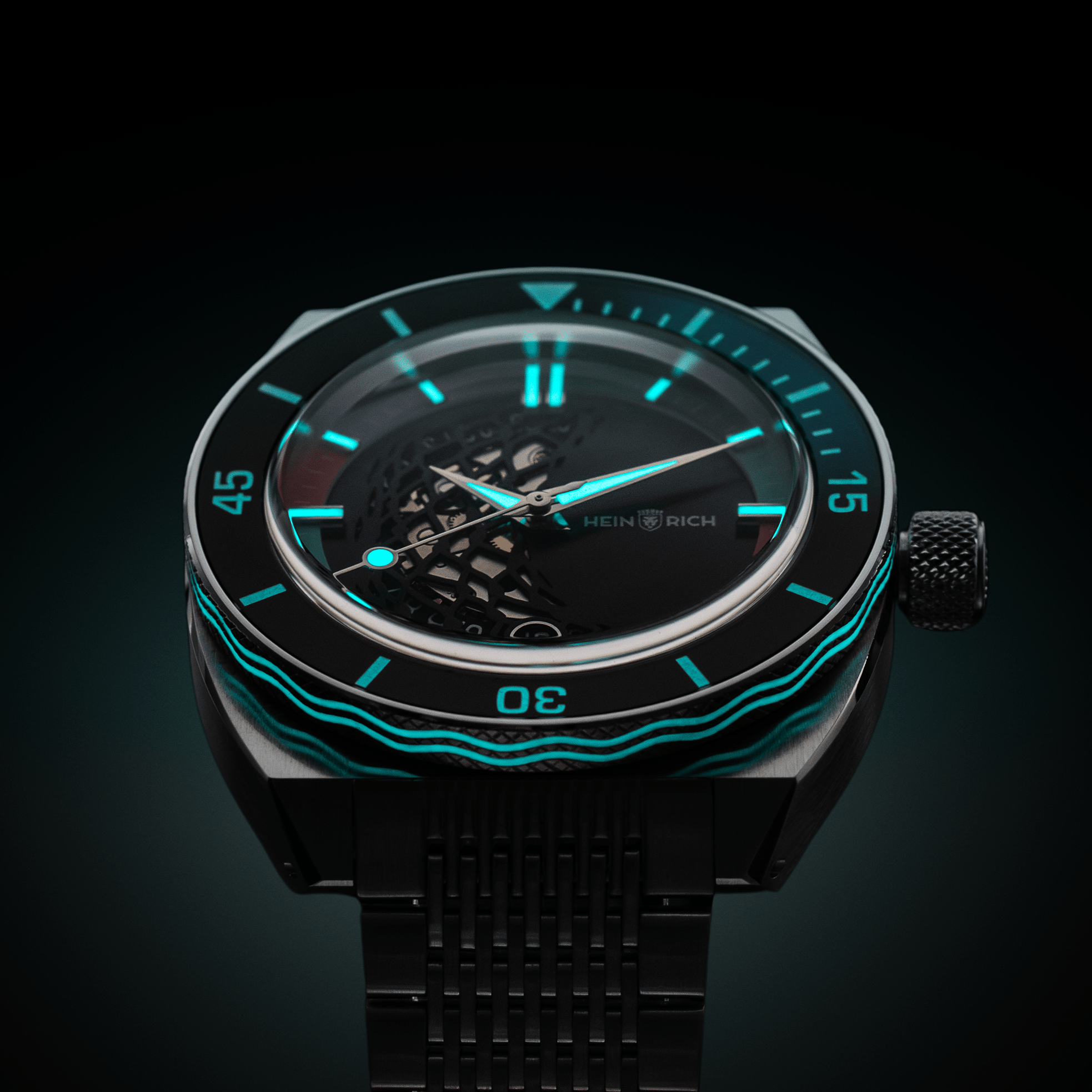 Heinrich Taucher Jeroo Edition orologio FKM nero edizione limitata