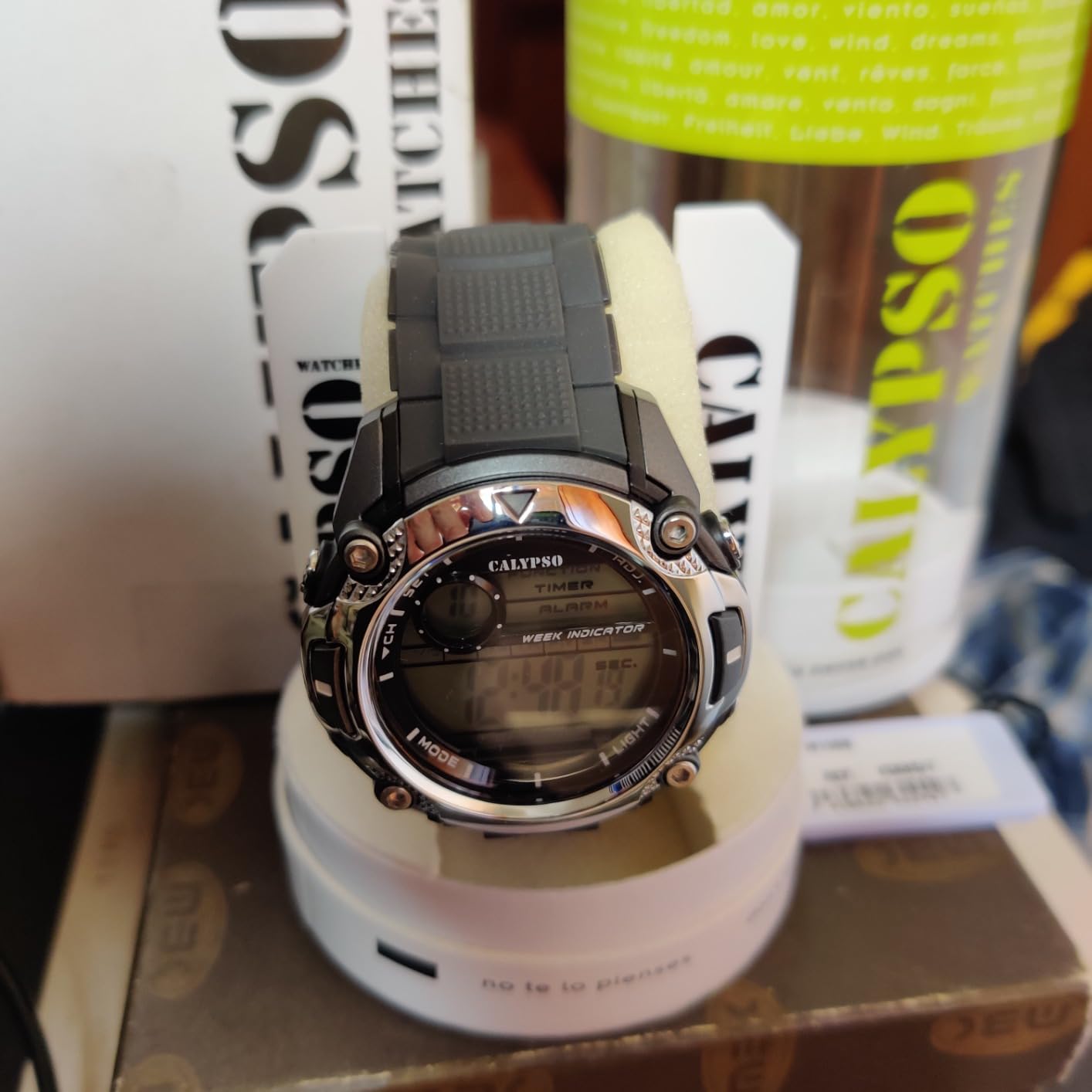 Calypso Urban Digital K5577/1 orologio digitale grigio gomma