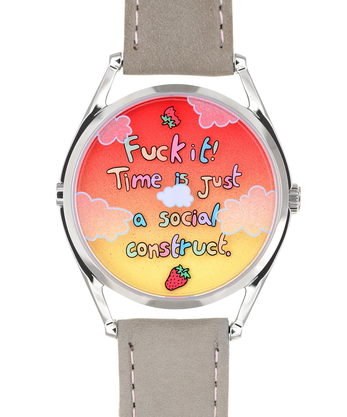 Mr Jones Watches Remixed Berry Late Again! orologio da polso design
