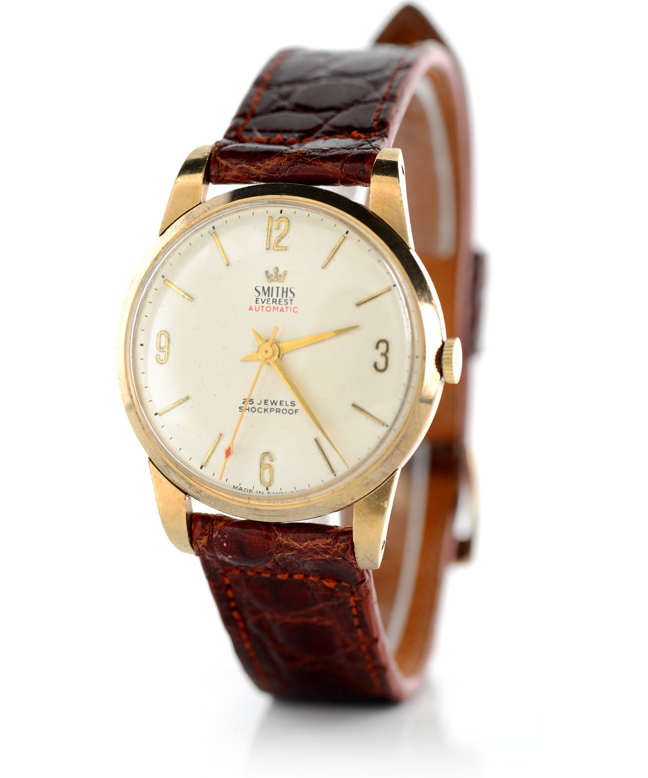Smiths Everest Automatic orologio oro 9ct 34mm 1963
