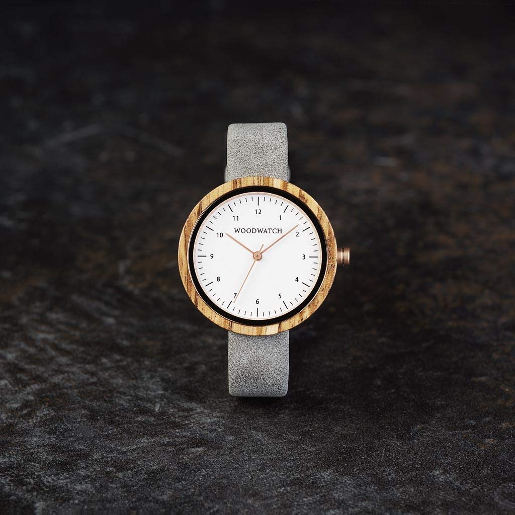WoodWatch Nordic Oslo orologio legno 36 mm pelle