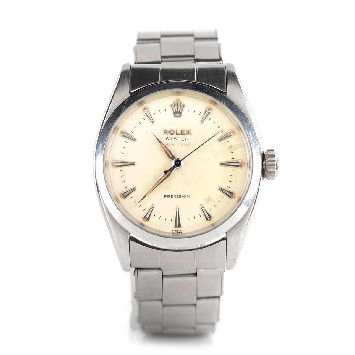 Rolex Oyster 1956 orologio acciaio 34mm bracciale