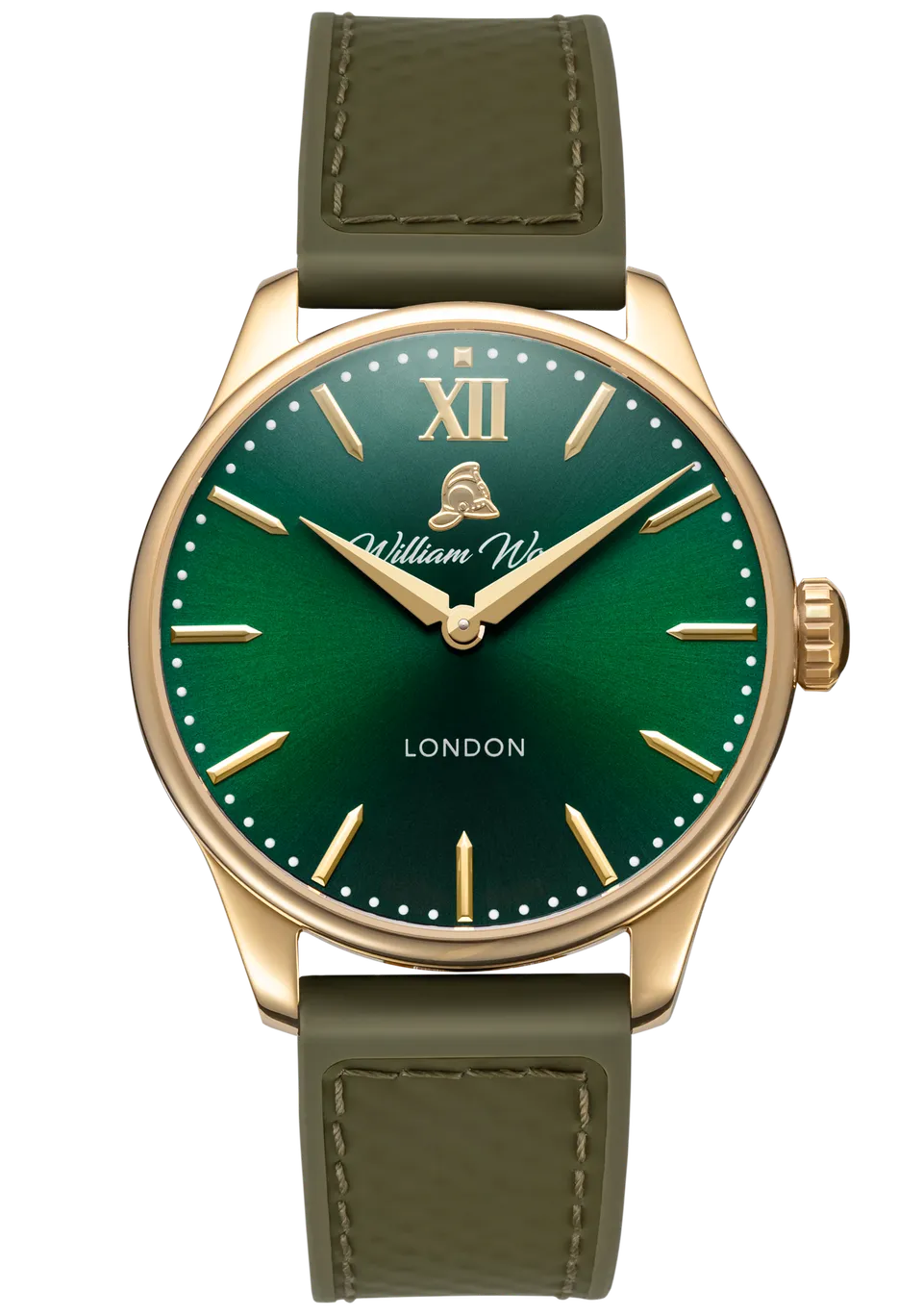 William Wood Chivalrous British Racing Green orologio verde