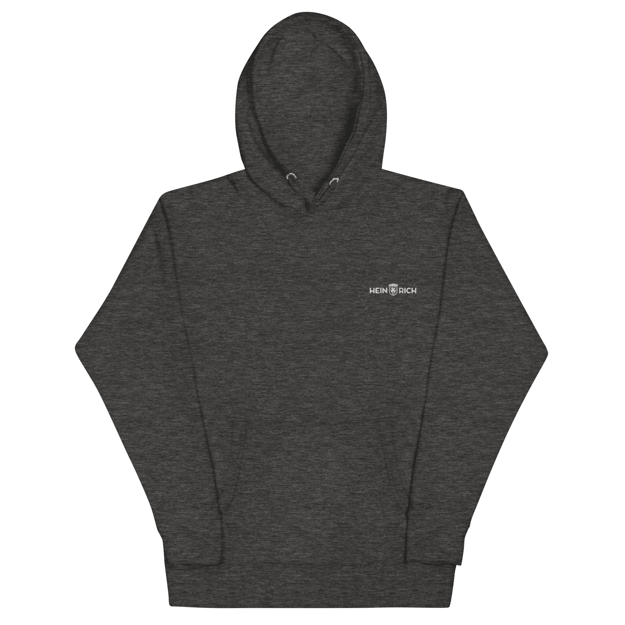 Heinrich Hoodie felpa con cappuccio nera cotone