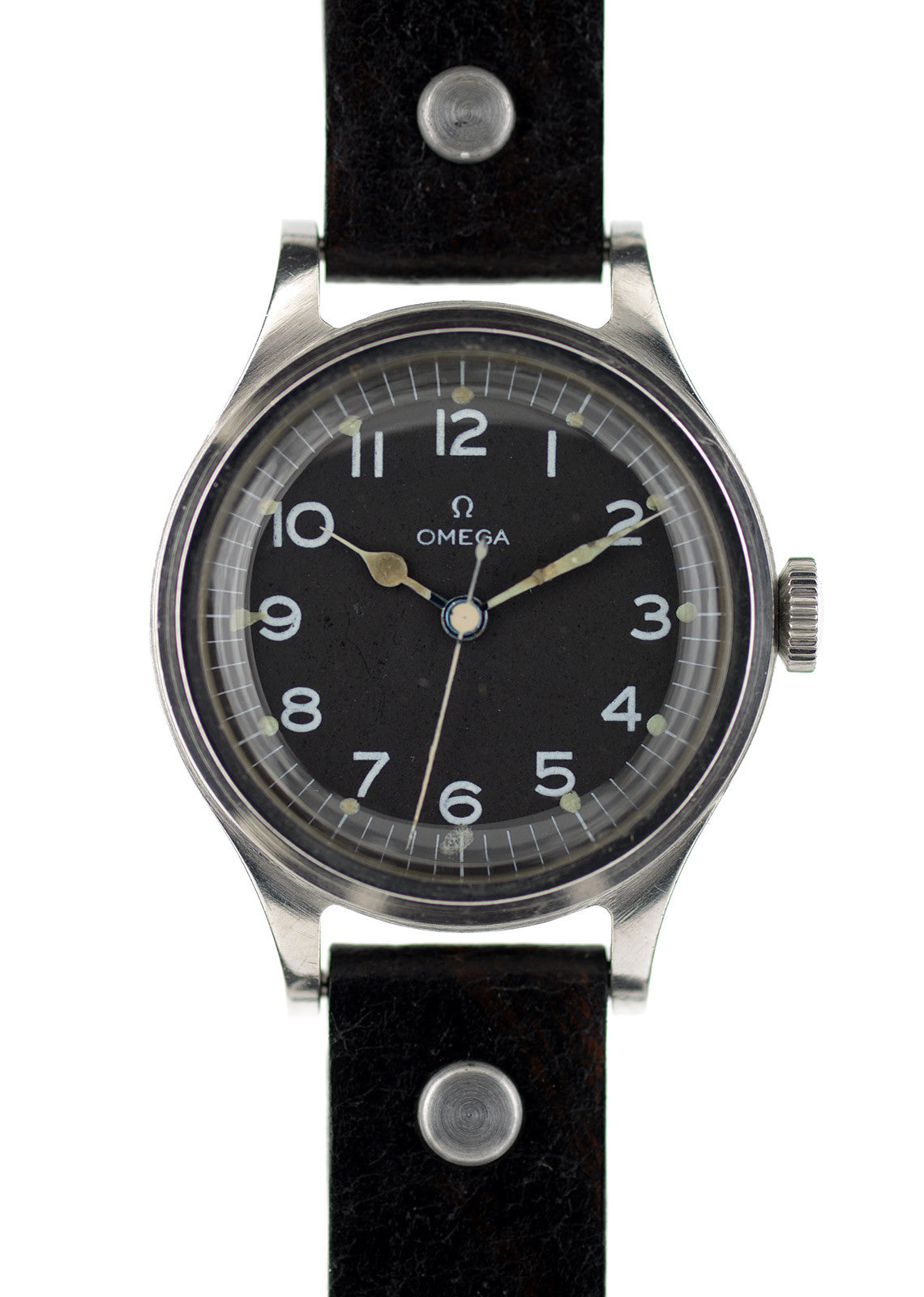 Omega 6B/159 1956 orologio pilota militare acciaio
