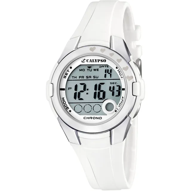 Calypso Digital Crush K5571 orologio digitale bianco bambino