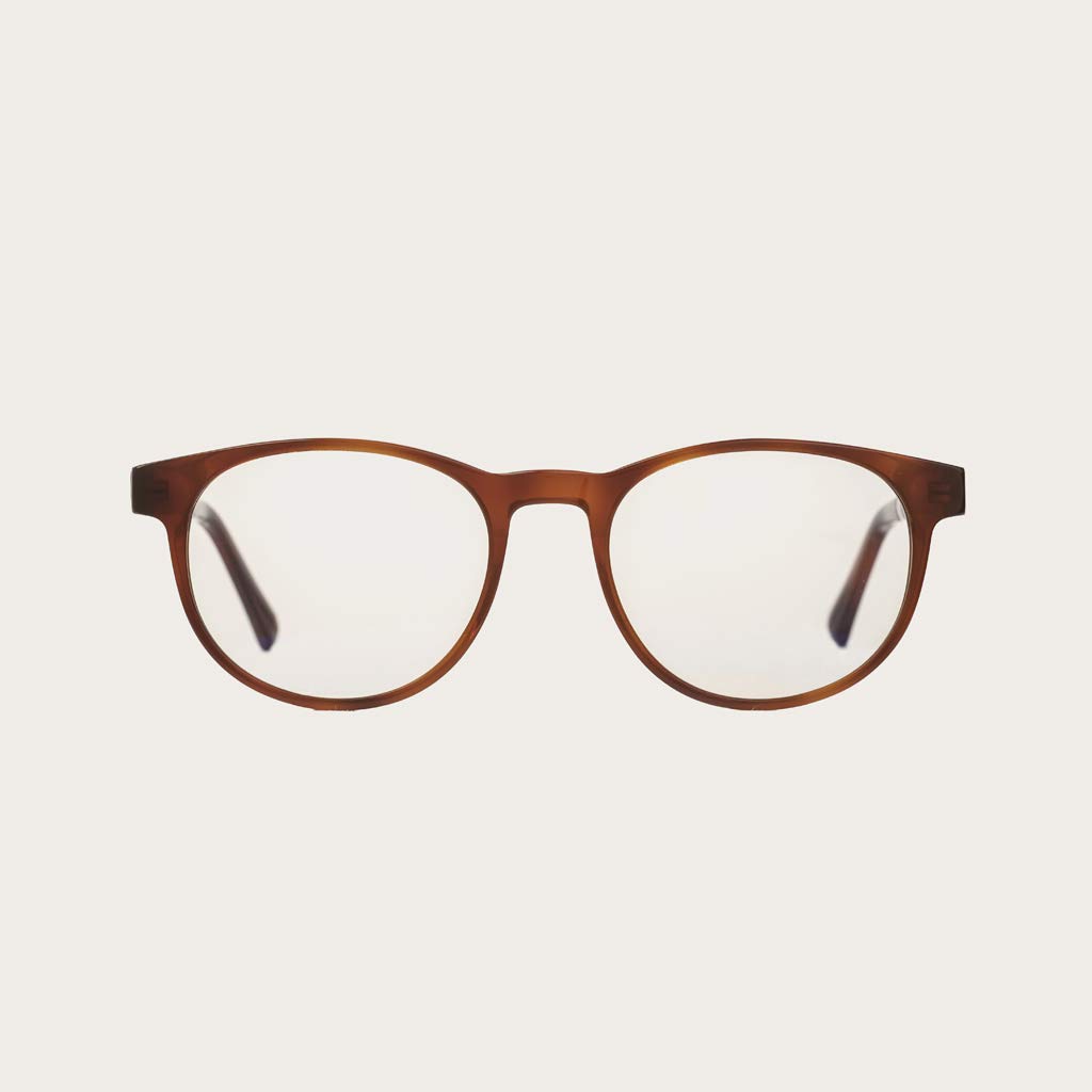 Woodwatch Ellipse Classic Havanas occhiali luce blu havana