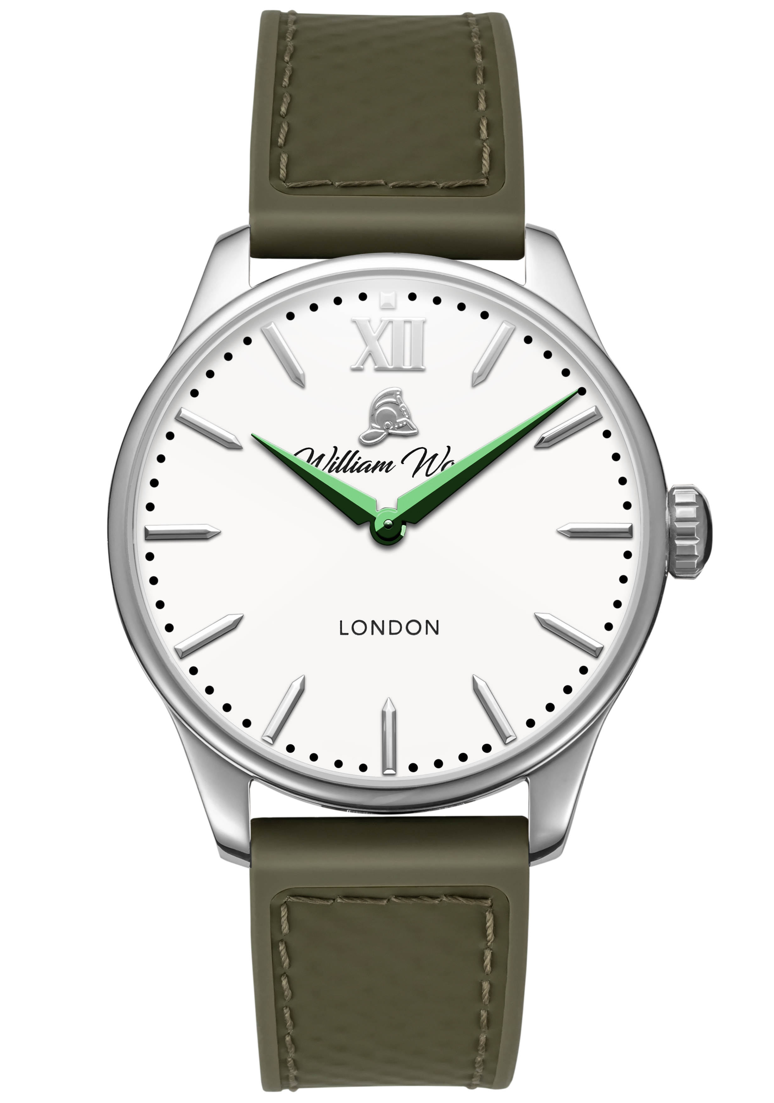 William Wood Chivalrous Peacock Edition Orologio Quarzo 41mm Verde