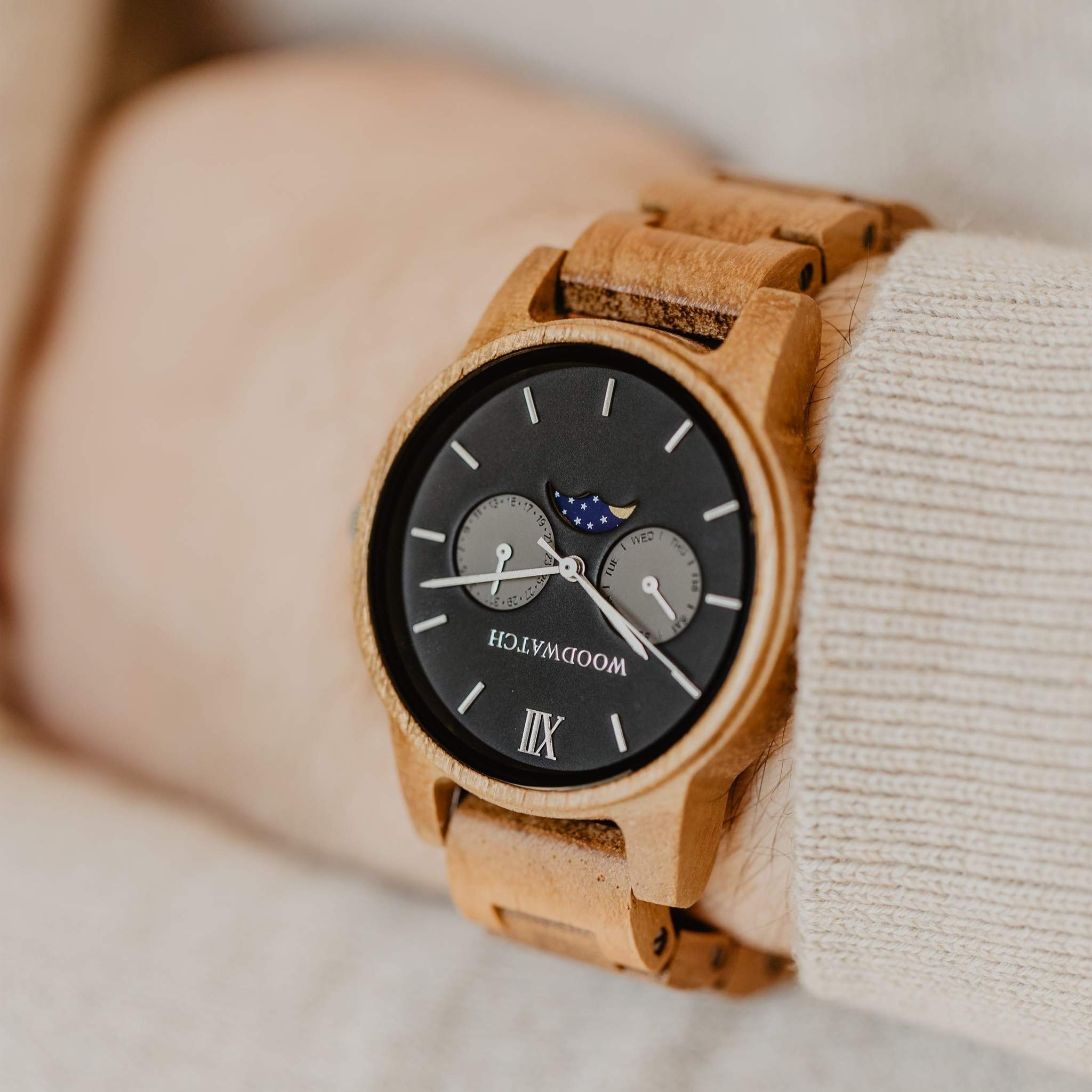 Woodwatch Classic Maverick orologio legno uomo premium