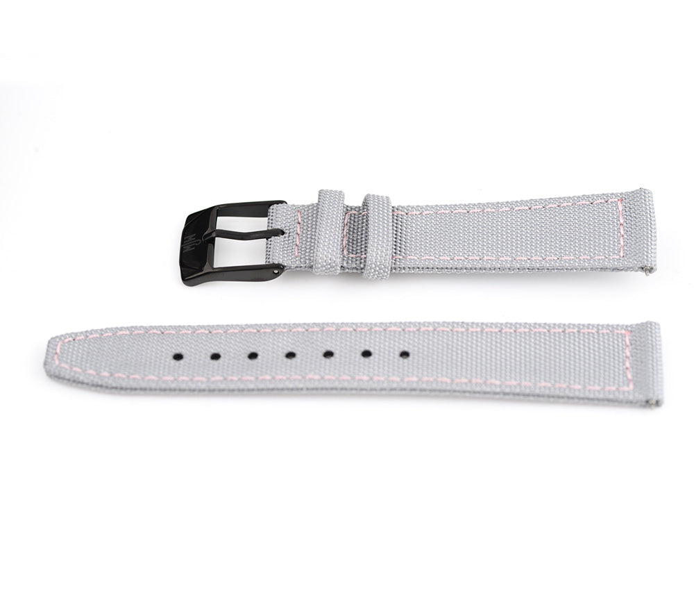Mr Jones Watches cinturino nylon 18mm verde blu grigio