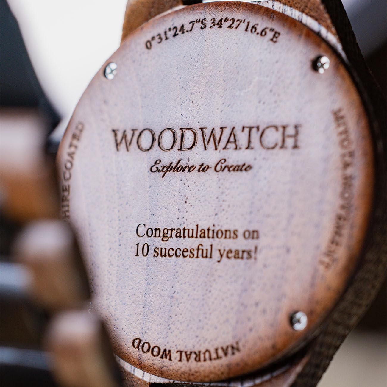 WoodWatch Classic Oaklee orologio legno uomo noce sandalo