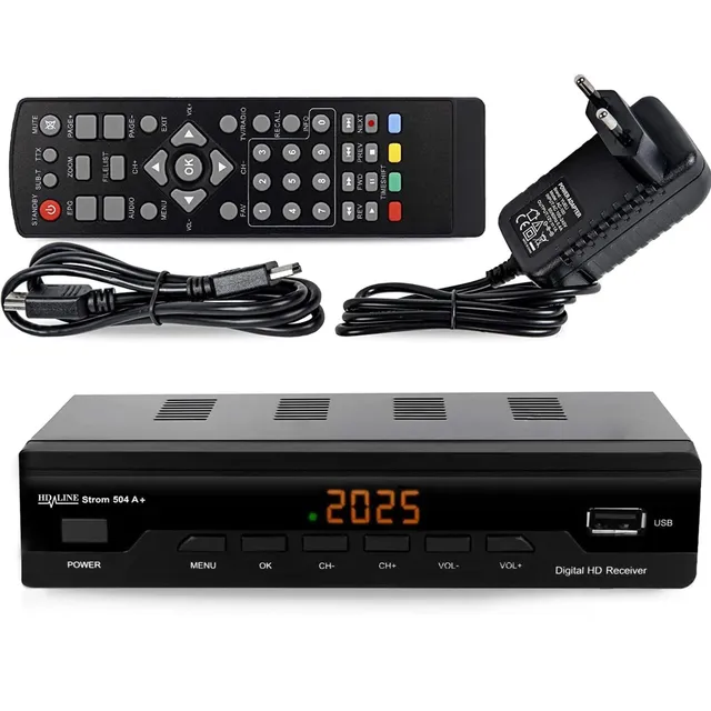 Strom 504 A+ decoder digitale terrestre DVB-T2 nero