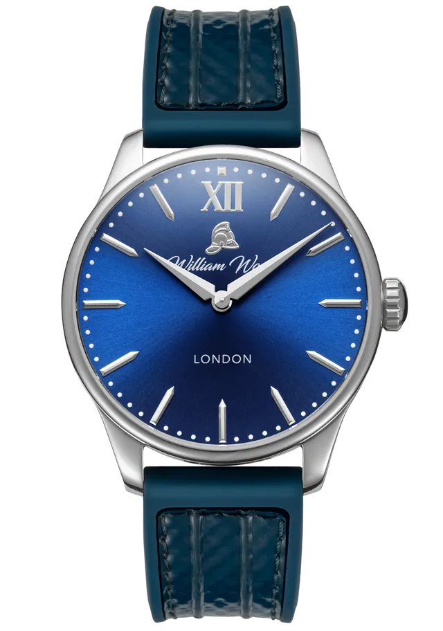 William Wood Chivalrous Midnight Blue orologio blu quarzo fire hose